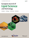 EUROPEAN JOURNAL OF LIPID SCIENCE AND TECHNOLOGY封面